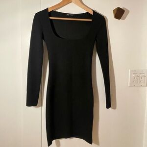 Black long sleeve dress